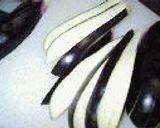 涼拌茄条（リャンバヌチェズ）作り方1写真