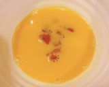 レンジで簡単!梅とオクラの茶碗蒸し作り方3写真