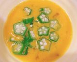 レンジで簡単!梅とオクラの茶碗蒸し作り方5写真