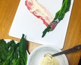 苦味が旨味に❤️なばなの肉巻き作り方3写真