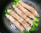 苦味が旨味に❤️なばなの肉巻き作り方4写真