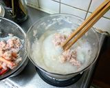 カニとアスパラのかぶら蒸し作り方1写真