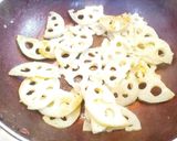 れんこんと厚揚げのこくウママヨソテー作り方4写真
