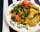 生春菊と人参 ごまゴマ和え サラダ作り方4写真