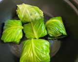 余りの餃子のタネで中華風ロールキャベツ作り方3写真