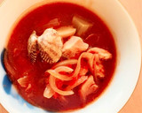 鶏とあさりのトマト煮　旨味たっぷり！作り方5写真