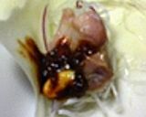鶏肉とネギの特製味噌巻き 春餅風作り方8写真