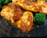 鶏肉のトマト ソース煮(簡単ソースで)作り方20写真