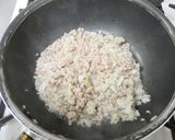 豚ミンチ玉ねぎ豆腐★カレー味の麻婆豆腐。作り方3写真
