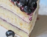 ブルベリポーネ❧デコレーションケーキ作り方31写真
