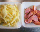 じゃが＊ウインナーのカレーマヨソテー作り方1写真
