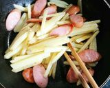 じゃが＊ウインナーのカレーマヨソテー作り方3写真