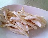 えりんぎと水菜のゴマダレパスタ作り方2写真