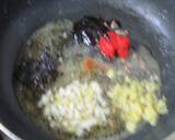 豚挽き肉とニラとピータンの四川風麻辣炒め作り方6写真