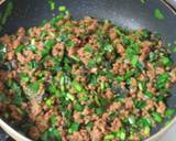 豚挽き肉とニラとピータンの四川風麻辣炒め作り方12写真