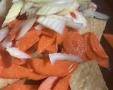 サラダチキンと厚揚豆腐で本格スパイス炒め作り方1写真