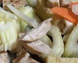 サラダチキンと厚揚豆腐で本格スパイス炒め作り方2写真