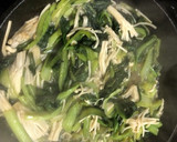 小松菜とえのきのにんにく醤油作り方2写真