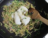 豆苗そばめし作り方5写真