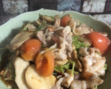 トマトと豚肉エリンギと焼きサラダ作り方3写真