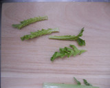 大根の葉っぱとカボチャの欠片のかき揚げ作り方2写真