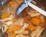 かぼちゃの味噌汁☆作り方4写真