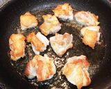 絶品♪ネギだくマヨポン酢チキン作り方1写真