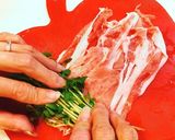わたしの豆苗豚肉巻き作り方2写真