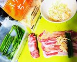 簡単！アスパラの豚肉まきまきフライ♡作り方2写真