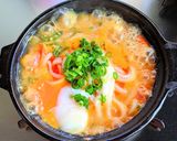 韓国風ごま味噌スープ煮込みうどん作り方4写真