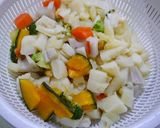 腸活！温野菜の味噌黄身マヨ和え作り方2写真
