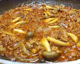 お家ハンバーグソースの お手軽パスタ作り方4写真