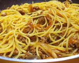 お家ハンバーグソースの お手軽パスタ作り方5写真
