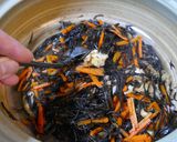 簡単砂糖なし！重ね煮で作るひじきの煮物作り方5写真