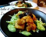 鶏と茄子の甘辛揚げ作り方1写真