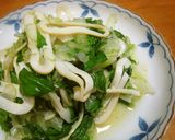 人参　さきいか　酢（レモン）あえ作り方2写真