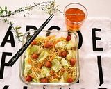 レンジで5分☆カレー塩焼そば作り方4写真