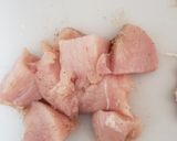鶏胸肉のネギ塩ダレ焼き作り方1写真