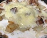 m簡単！鶏とじゃが芋のフォンデュソース作り方24写真