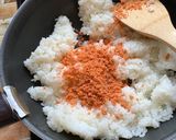 フライパン１つで簡単　ピラフ風シャケ炒飯作り方1写真