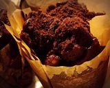 チョコチップ入りブラックココアの蒸しパン作り方3写真