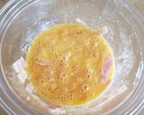 ちくわとベーコンのオープンオムレツ作り方2写真