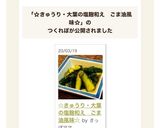 ☆きゅうり・大葉の塩麹和え　ごま油風味☆作り方2写真