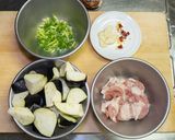 茄子と豚バラ肉の照り照りこってり丼作り方2写真