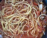 トマトとほうれん草の手抜きパスタ作り方8写真