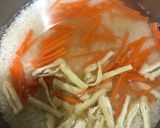 圧力鍋でしめじご飯作り方4写真
