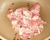 大根の葉と豚バラ肉の炒め物作り方4写真