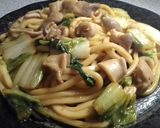 簡単！焼き肉のタレdeホルモン焼きうどん作り方6写真