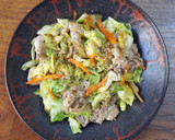 豚肉と春キャベツのとろとろ炒め作り方5写真