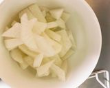 全てレンジ大根青椒肉絲風梅豚やみつき煮作り方6写真